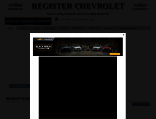 registerchevrolet.net screenshot