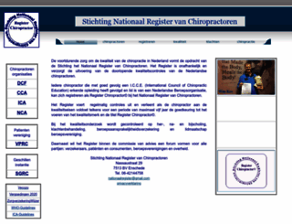 registerchiropractor.nl screenshot