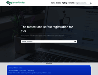 registerfinder.com screenshot