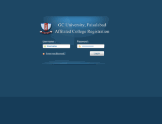 registration.gcuf.edu.pk screenshot