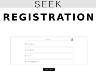registration.seekexhibitions.com screenshot