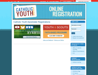 registration.stlyouth.org screenshot