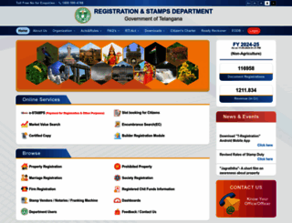registration.telangana.gov.in screenshot
