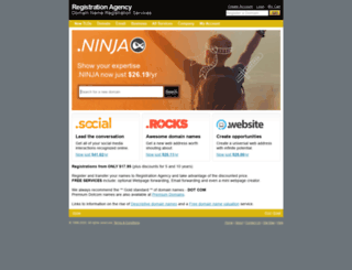 registrationagency.com screenshot