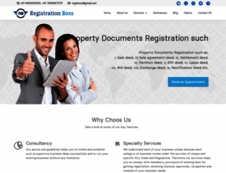 registrationboss.in screenshot