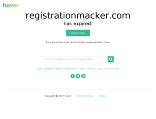 registrationmacker.com screenshot