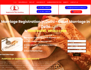 registrationmywedding.com screenshot