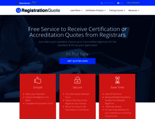 registrationquote.com screenshot