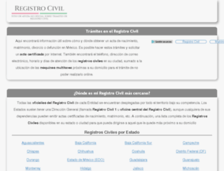 registro-civil.com.mx screenshot