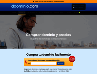 registro.doominio.com screenshot