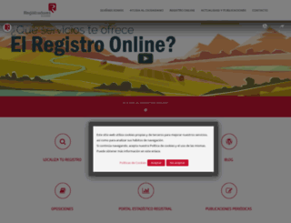 registromercantilonline.com screenshot