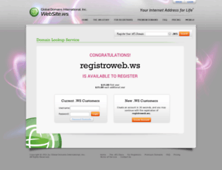 registroweb.ws screenshot