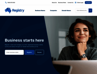 registry.com.au screenshot