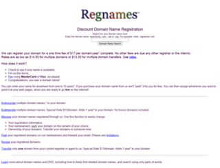 regname.com screenshot