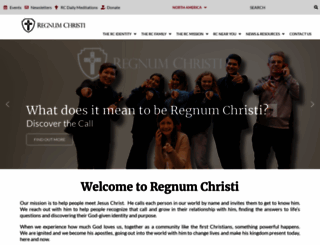 regnumchristi.org screenshot