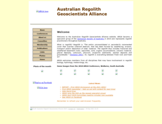 regolith.org.au screenshot
