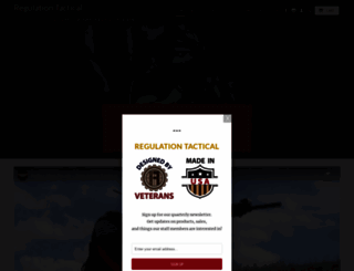 regulationtactical.com screenshot