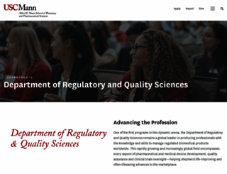 regulatory.usc.edu screenshot