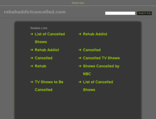 rehabaddictcancelled.com screenshot