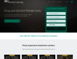 rehabcosts.org screenshot