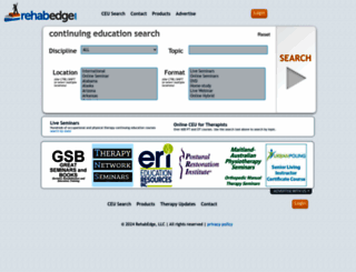 rehabedge.com screenshot