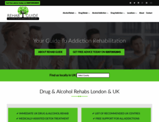 rehabguide.co.uk screenshot