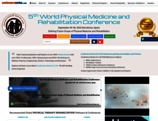 rehabilitation.healthconferences.org screenshot