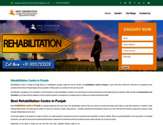 rehabilitationcentreinpunjab.com screenshot