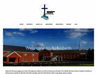 rehobeth.org screenshot