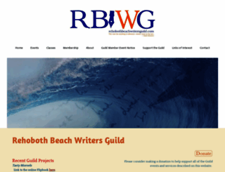rehobothbeachwritersguild.com screenshot