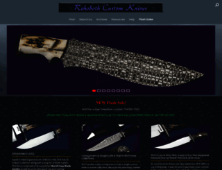 rehobothcustomknives.com screenshot