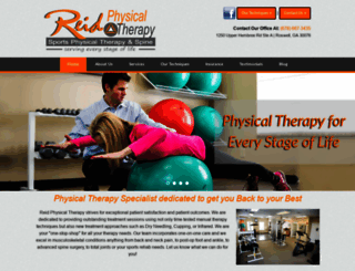 reidphysicaltherapy.com screenshot