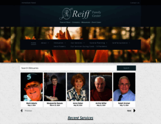 reifffamilycenter.com screenshot