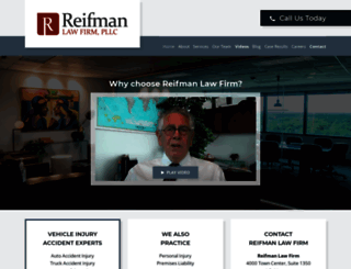 reifmanlawfirm.com screenshot