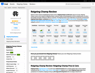 reigningchamp.knoji.com screenshot