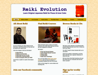 reiki-evolution.co.uk screenshot