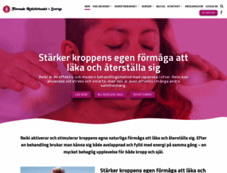 reikiforbundet.se screenshot