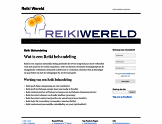 reikiwereld.nl screenshot