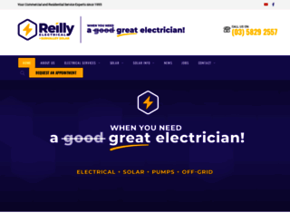 reillyelectrical.com.au screenshot
