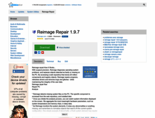 reimage-repair.updatestar.com screenshot