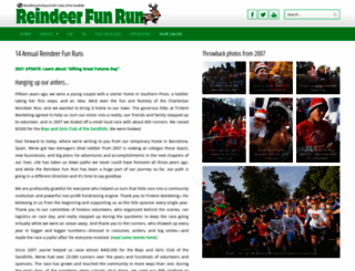 reindeerfunrun.com screenshot