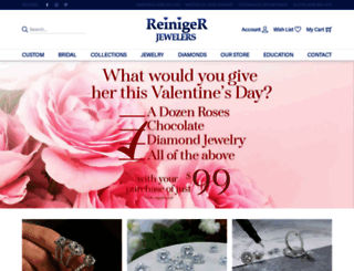 reinigerjewelers.com screenshot