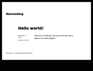 reinvesting.org screenshot
