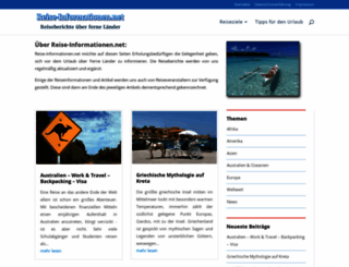 reise-informationen.net screenshot