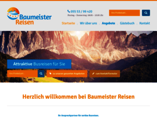reisebuero-baumeister.de screenshot