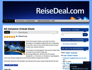 reisedeal.wordpress.com screenshot