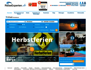 reiseexperten.com screenshot