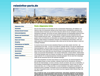 reiseinfos-paris.de screenshot