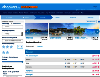 reisen.ebookers.de screenshot