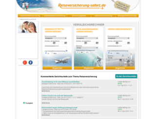 reiseversicherung-sofort.de screenshot